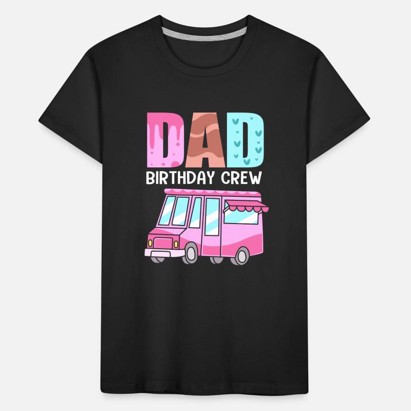 Eiscreme Eiswagen Eis Eisdiele Kinder Premium Bio T-Shirt