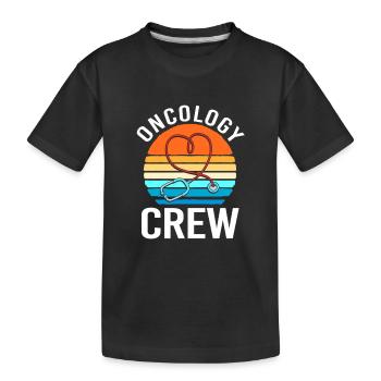 Kinderkrebs Krebs-Überlebender Krebs stinkt - Kinder Premium Bio T-Shirt - Schwarz - Vorne