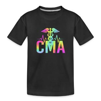 Assistant médical MFA - T-shirt bio Premium Enfant - noir - Devant