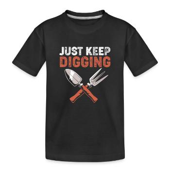 Archéologie - T-shirt bio Premium Enfant - noir - Devant