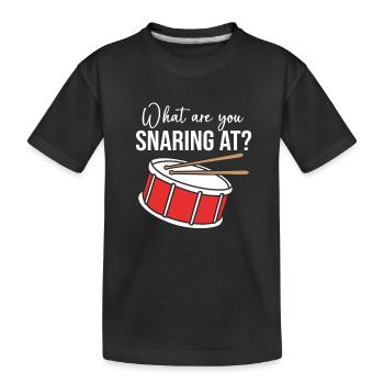 Tambours Tambours Baguettes - T-shirt bio Premium Enfant - noir - Devant