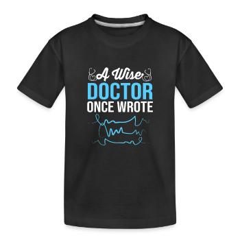 Infirmière Hôpital Soins infirmiers Cadeau - T-shirt bio Premium Enfant - noir - Devant