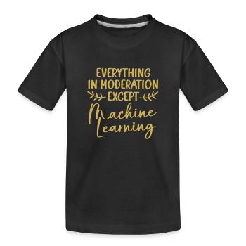 Programmeur codeur GPT - T-shirt bio Premium Enfant - noir - Devant