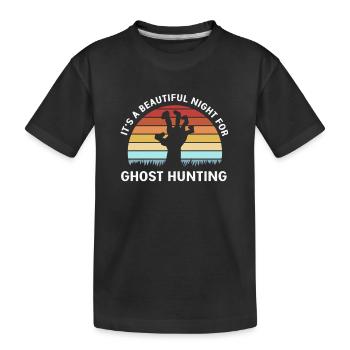 Paranormal Fantôme Fantôme Heure Fantôme Fantôme - T-shirt bio Premium Enfant - noir - Devant