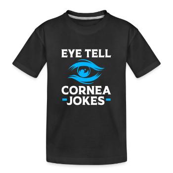 Optician Ophthalmologist - Kids' Premium Organic T-Shirt - black - Front