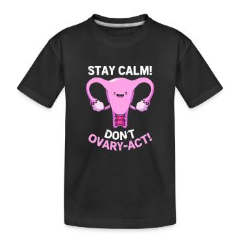 Obgyny Obstetrics Midwife - Kids' Premium Organic T-Shirt - black - Front