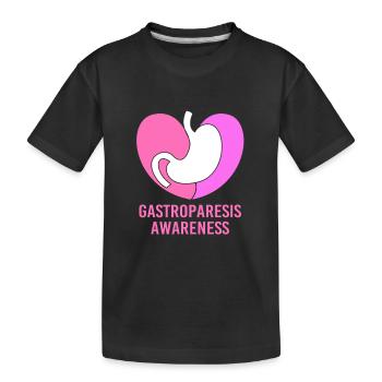 Gastroparesis - Kids' Premium Organic T-Shirt - black - Front