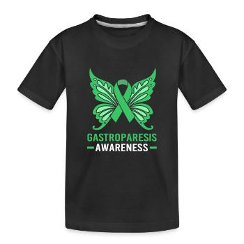 Gastroparésie - T-shirt bio Premium Enfant - noir - Devant