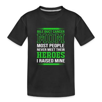 Gallenkrebs - Kinder Premium Bio T-Shirt - Schwarz - Vorne