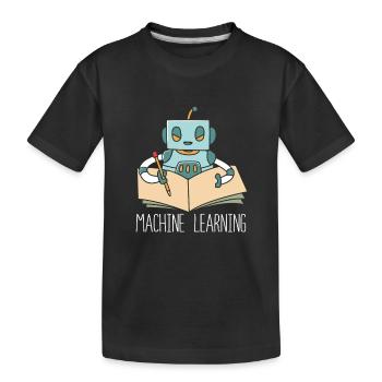 Intelligence artificielle GPT - T-shirt bio Premium Enfant - noir - Devant