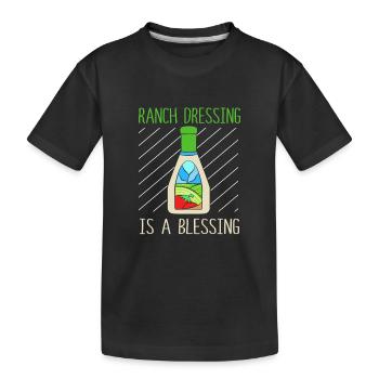 Dressing - Kids' Premium Organic T-Shirt - black - Front