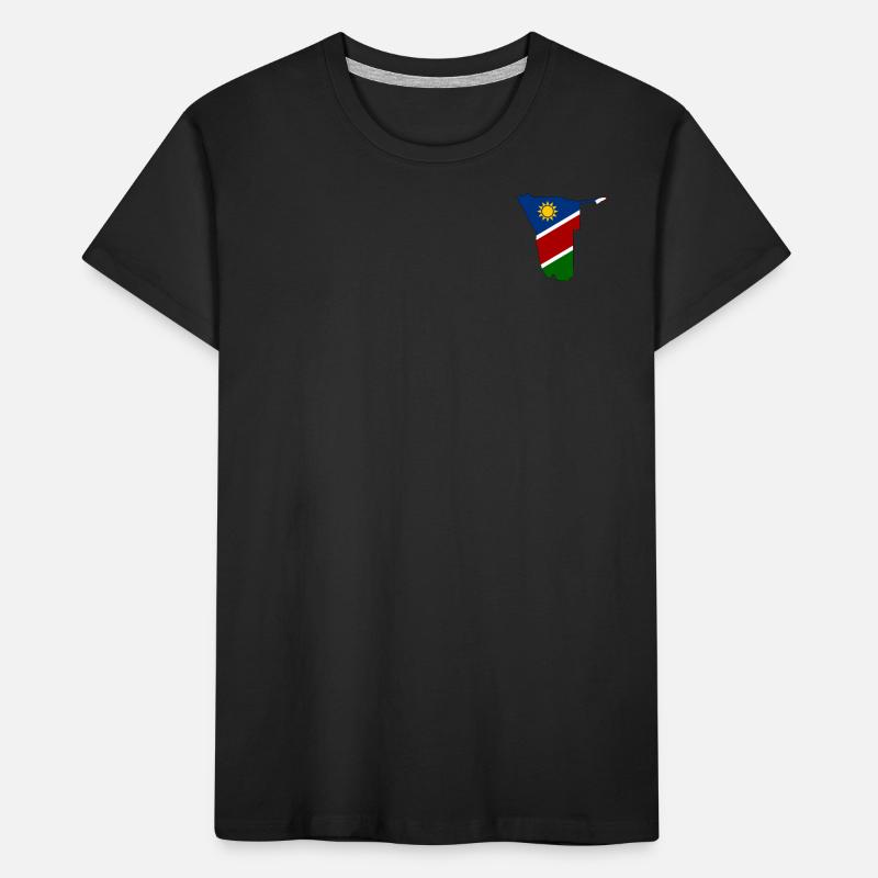 Namibia flag map Kids' Premium Organic T-Shirt