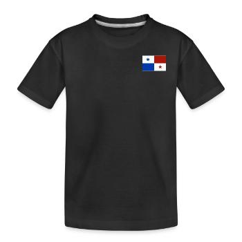 Drapeau du Panama - T-shirt bio Premium Enfant - noir - Devant