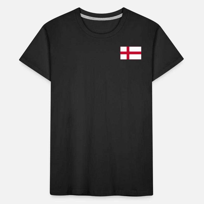 England Flag Kids' Premium Organic T-Shirt