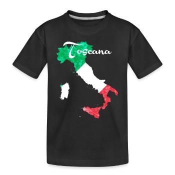 Toscana - T-shirt bio Premium Enfant - noir - Devant