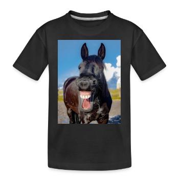 Cheval LOL - T-shirt bio Premium Enfant - noir - Devant