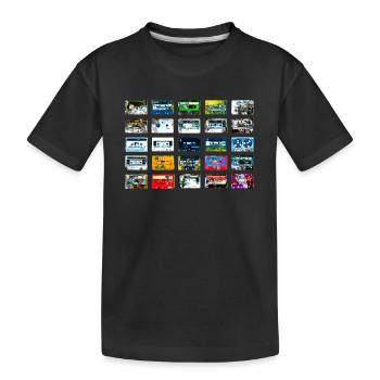 Dead Tapes - Kids' Premium Organic T-Shirt - black - Front