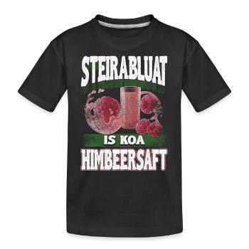 Steirablut – Fort comme le véritable de Styrie - T-shirt bio Premium Enfant - noir - Devant