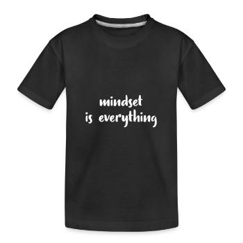 L'état d' est tout - T-shirt bio Premium Enfant - noir - Devant
