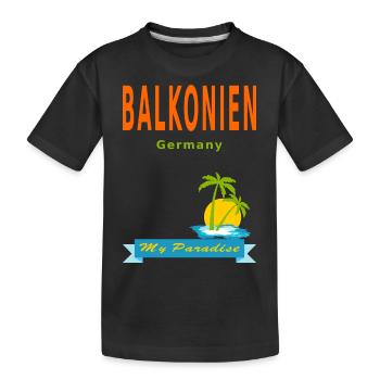 Balkonien - My Paradise - T-shirt bio Premium Enfant - noir - Devant