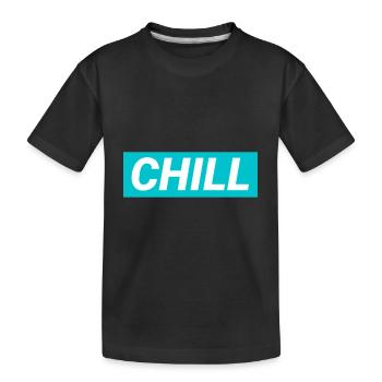 Chill - T-shirt bio Premium Enfant - noir - Devant