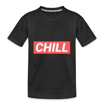 Chill - T-shirt bio Premium Enfant - noir - Devant