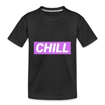 Chill - T-shirt bio Premium Enfant - noir - Devant