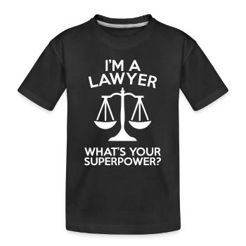 Rechtsanwalt - Kinder Premium Bio T-Shirt - Schwarz - Vorne