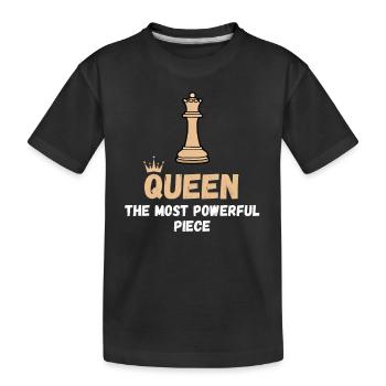 Chess Saying Gift Checkmate Queens Gambit - T-shirt bio Premium Enfant - noir - Devant