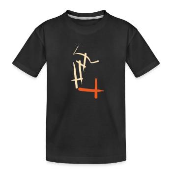 The best abstract gift in the world - Kids' Premium Organic T-Shirt - black - Front