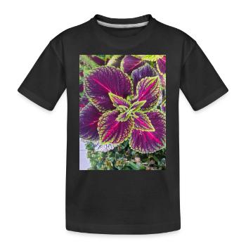 Le manteau de Joseph aussi l’amarante chinoise - T-shirt bio Premium Enfant - noir - Devant