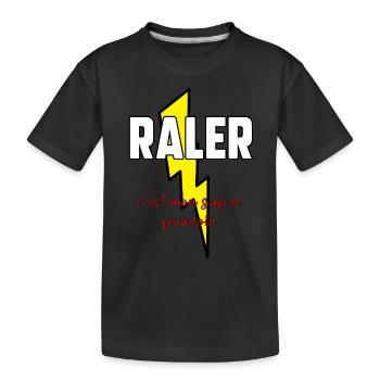 Râler c’est mon super pouvoir - T-shirt bio Premium Enfant - noir - Devant