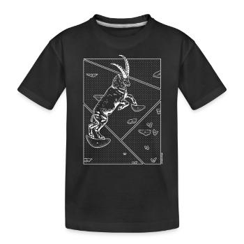 Boulder Capricorn - Blanc - T-shirt bio Premium Enfant - noir - Devant
