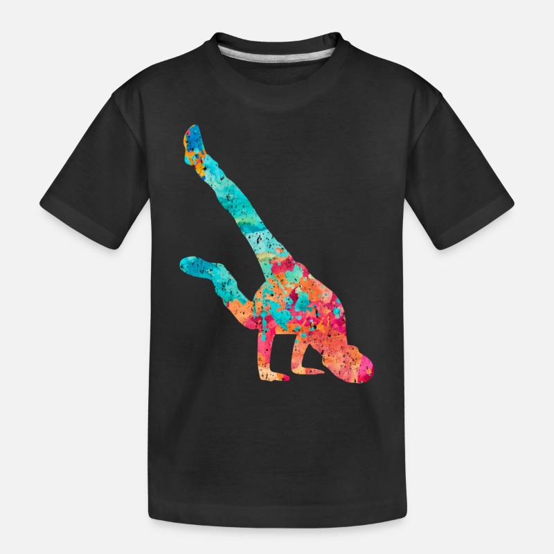 Breakdance Breakdancer PopArt - T-shirt bio Premium Enfant - noir