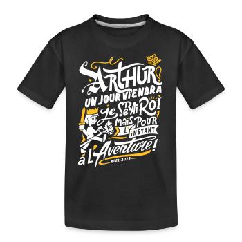 Roi Arthur - T-shirt bio Premium Enfant - noir - Devant