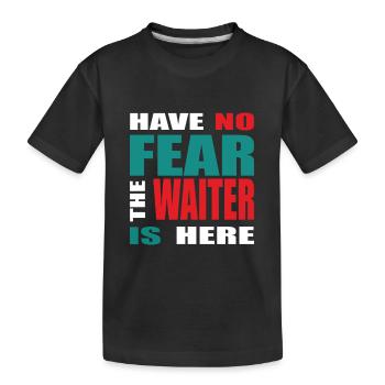 N’ayez pas peur que le serveur soit là Tenue - T-shirt bio Premium Enfant - noir - Devant