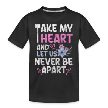 Relation Famille - T-shirt bio Premium Enfant - noir - Devant
