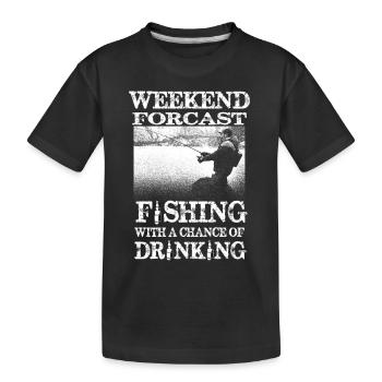 PÊCHE - T-shirt bio Premium Enfant - noir - Devant