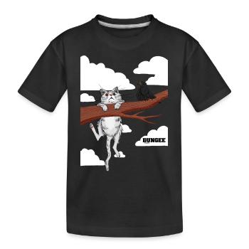 Hang in there 06 - Kinder Premium Bio T-Shirt - Schwarz - Vorne