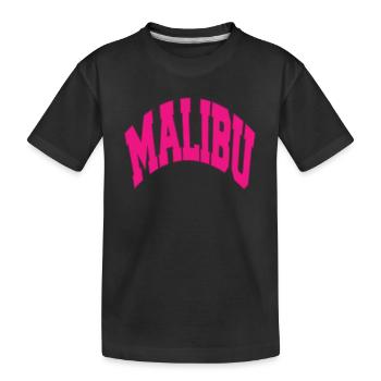 T-shirt rose MALIBU California Sport - T-shirt bio Premium Enfant - noir - Devant