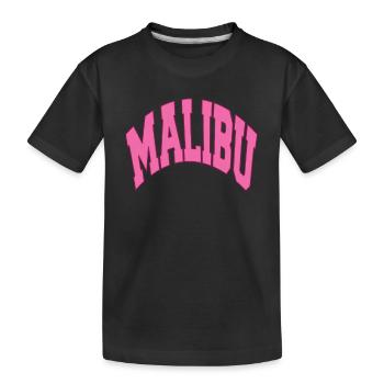 MALIBU T-Shirt de sport California Rose - T-shirt bio Premium Enfant - noir - Devant
