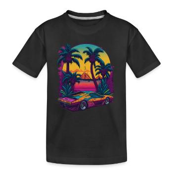 Vintage Hyper Car Super Car Car Lovers - Kids' Premium Organic T-Shirt - black - Front