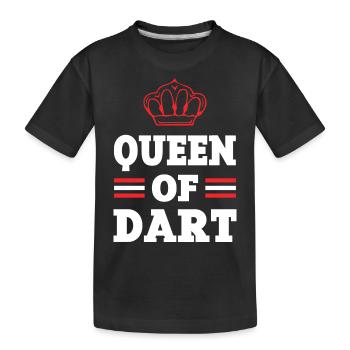 Fléchettes de la Reine - T-shirt bio Premium Enfant - noir - Devant