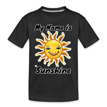 Paroles - T-shirt bio Premium Enfant - noir - Devant