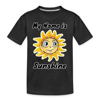 Paroles - T-shirt bio Premium Enfant - noir - Devant