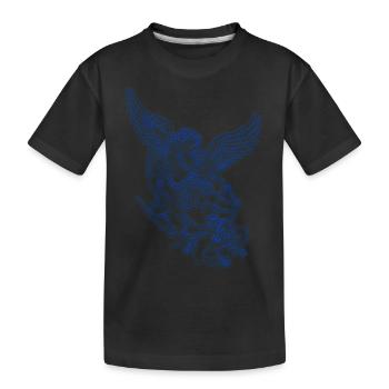 michael archangel saint christian angels saint snk - Kids' Premium Organic T-Shirt - black - Front