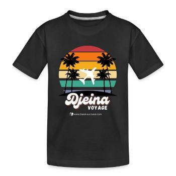 DJEINA VOYAGE - T-shirt bio Premium Enfant - noir - Devant