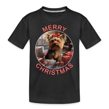 Yorkshire Terrier - Kids' Premium Organic T-Shirt - black - Front