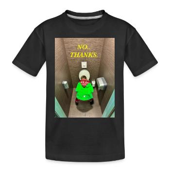Nein danke - Kinder Premium Bio T-Shirt - Schwarz - Vorne