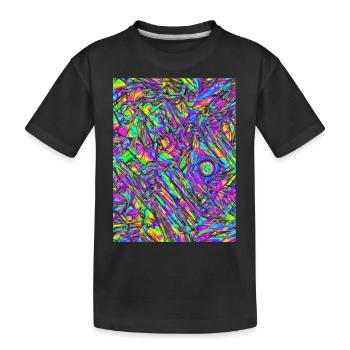 Graphismes acides - T-shirt bio Premium Enfant - noir - Devant